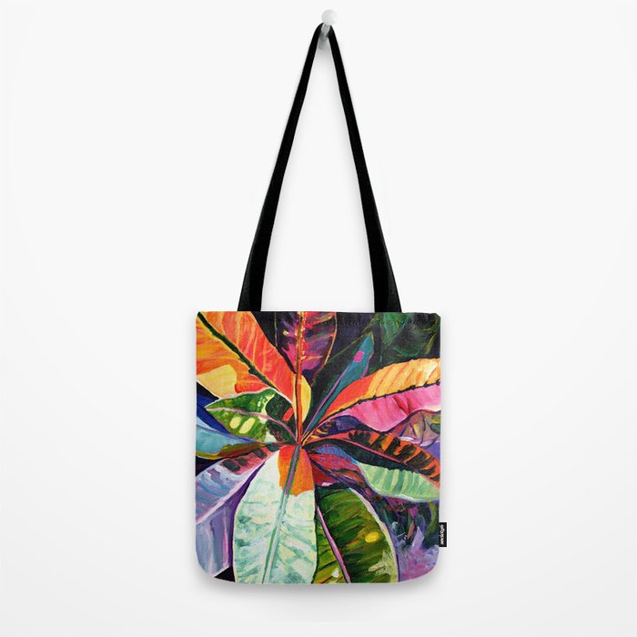 Kauai Croton Leaves Tote Bag Gallery Image 2
