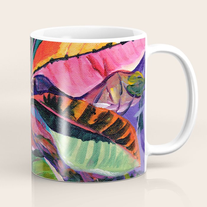 Kauai Croton Leaves Coffee Mug Gallery Image 1