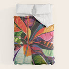 Kauai Croton Leaves Comforter Gallery Image 6