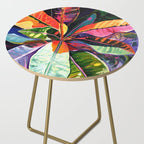 Kauai Croton Leaves Side Table Gallery Image 2