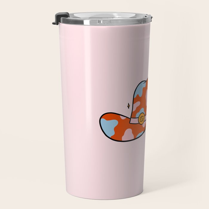 Cancer Cowboy Hat Travel Mug Gallery Image 3