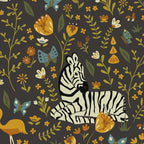 Zebras in Wild Fall Garden Coffee Mug Gallery Image 2