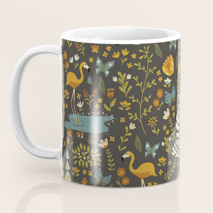 Zebras in Wild Fall Garden Coffee Mug Gallery Image 3