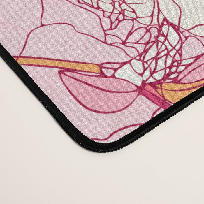 Pink flowers of peonies Desk Mat Gallery Image 4