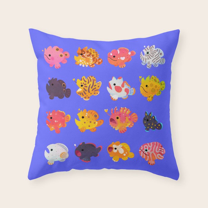 Frogfish Throw Pillow Gallery Image 6