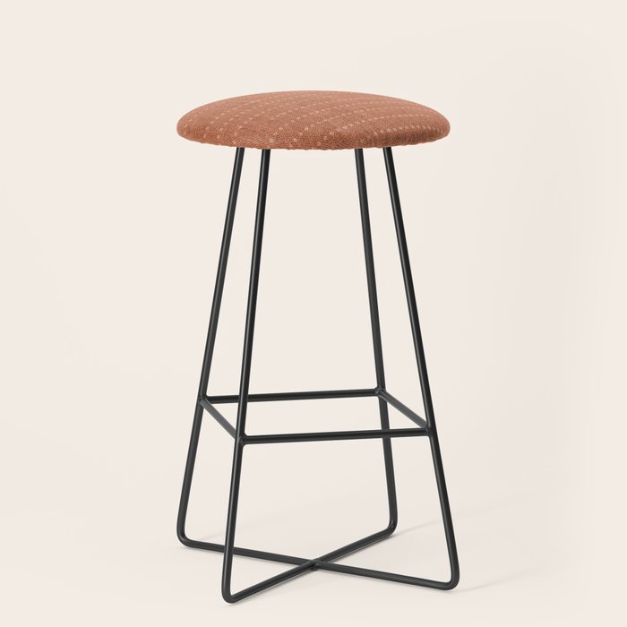 Minimalist Earthy Boho Chic Terracotta Stool Gallery Image 1