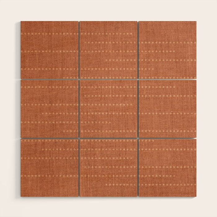 Minimalist Earthy Boho Chic Terracotta Wood Wall Art Gallery Image 1