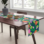 Strawberry Fields - Pink and Blue Table Runner Gallery Image 2