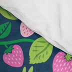 Strawberry Fields - Pink and Blue Comforter Gallery Image 4