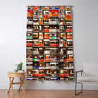 Something Nostalgic V - Music - Global Language #decor #society6 #buyart Window Curtain Gallery Image 5