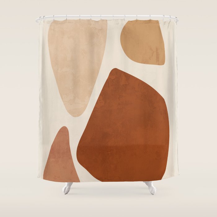 Abstract Shapes 47 Shower Curtain Gallery Image 1