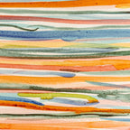 Loose Watercolor Lines 2 - abstract yellow painting Coffee Mug Gallery Image 2