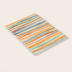 Loose Watercolor Lines 2 - abstract yellow painting Notebook Gallery Image 3