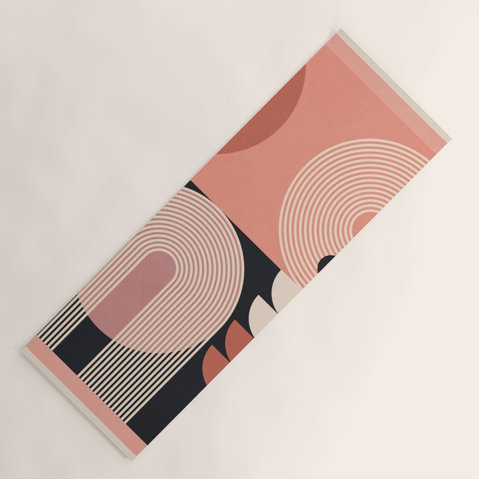 Abstract Geometric Shapes 209 Yoga Mat Gallery Image 1