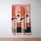 Abstract Geometric Shapes 209 Window Curtain Gallery Image 3