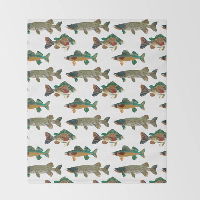 Freshwater Favorites Throw Blanket Gallery Image 2