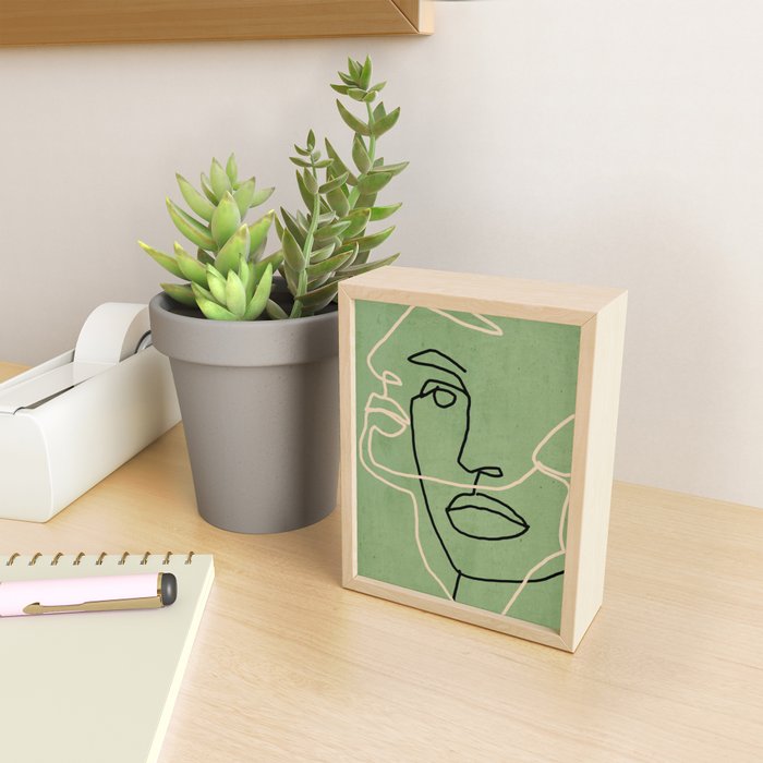 Abstract Face 6/4 Mini Art Print Gallery Image 2