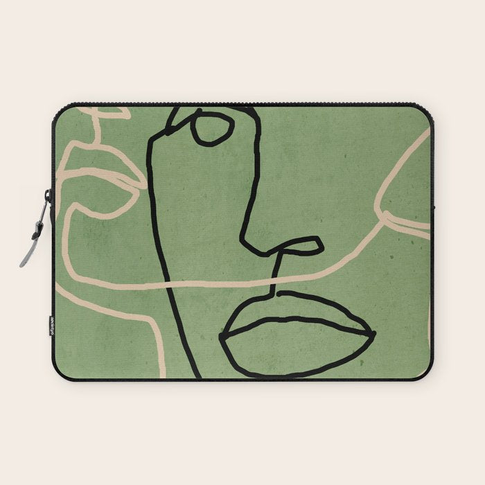 Abstract Face 6/4 Laptop Sleeve Gallery Image 1