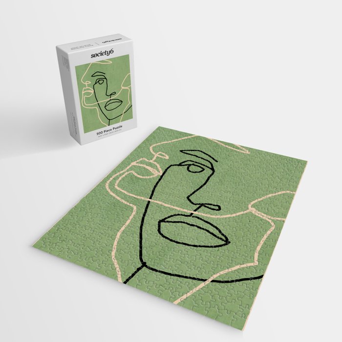 Abstract Face 6/4 Jigsaw Puzzle Gallery Image 2