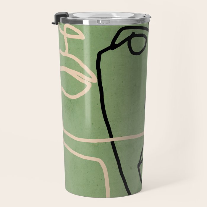 Abstract Face 6/4 Travel Mug Gallery Image 3