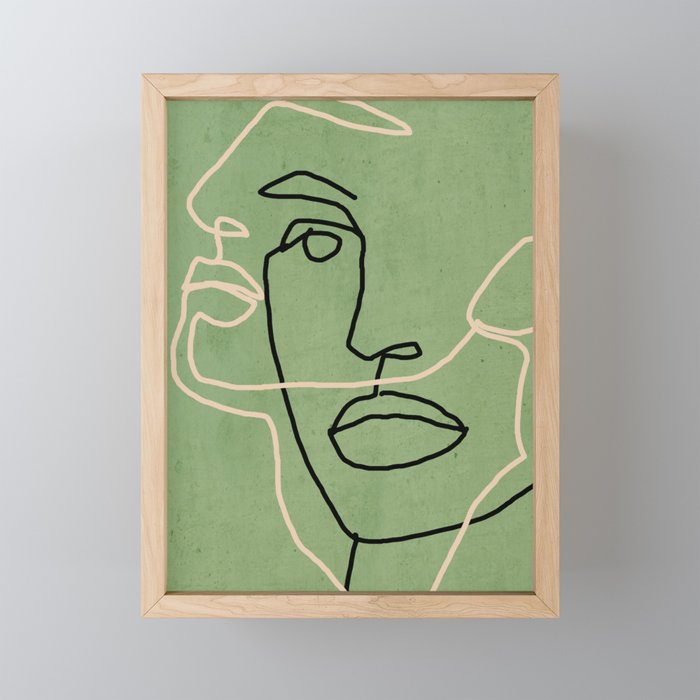 Abstract Face 6/4 Mini Art Print Gallery Image 1