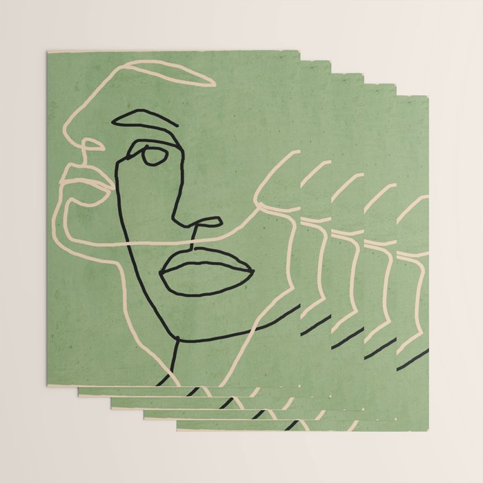 Abstract Face 6/4 Wrapping Paper Gallery Image 3