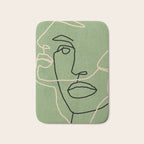 Abstract Face 6/4 Bath Mat Gallery Image 1