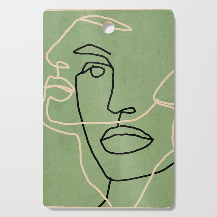 Abstract Face 6/4 Cutting Board Gallery Image 1