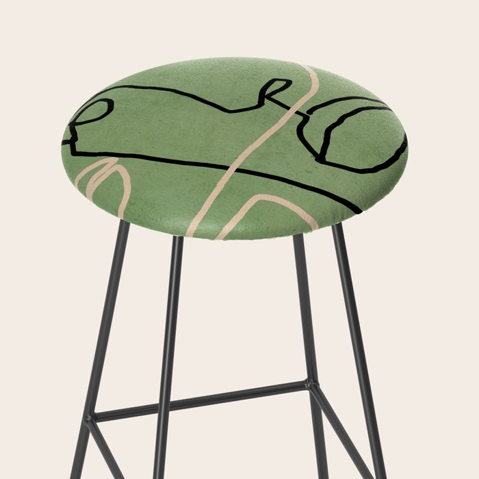 Abstract Face 6/4 Stool Gallery Image 2
