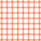 Red geometric plaid gingham pattern Coffee Mug Gallery Image 2