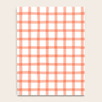 Red geometric plaid gingham pattern Notebook Gallery Image 4