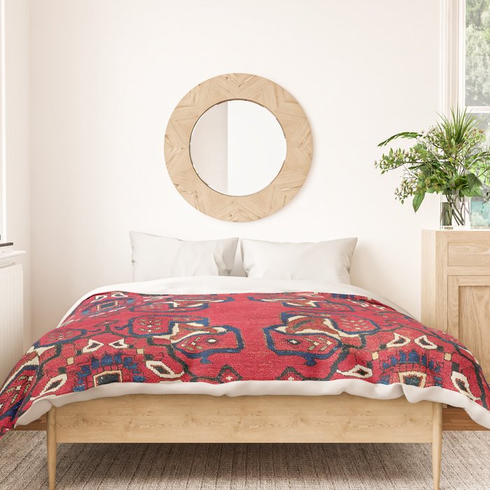 Afshar  Kerman South Persian Rug Duvet Cover Gallery Image 3