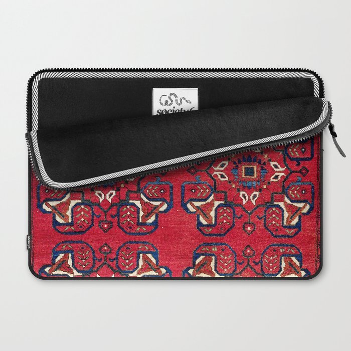 Afshar  Kerman South Persian Rug Laptop Sleeve Gallery Image 2