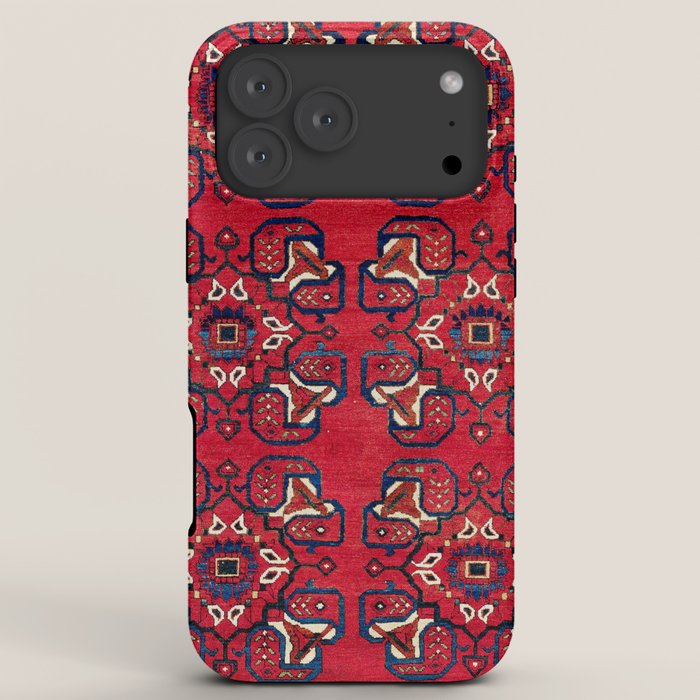 Afshar  Kerman South Persian Rug iPhone Case Gallery Image 8