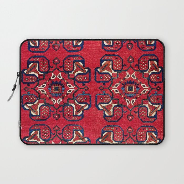 Afshar  Kerman South Persian Rug Laptop Sleeve Gallery Image 1