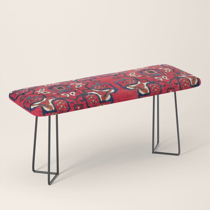 Afshar  Kerman South Persian Rug Bench Gallery Image 1