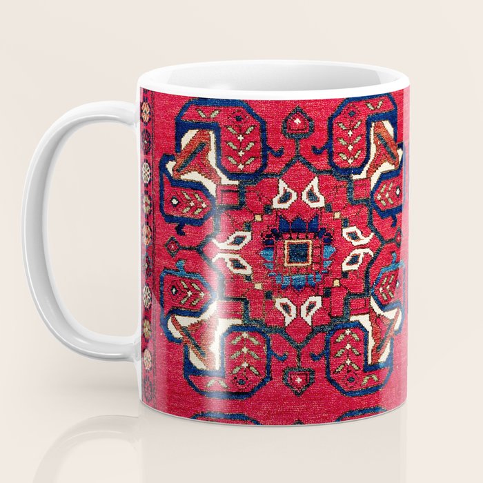 Afshar  Kerman South Persian Rug Coffee Mug Gallery Image 3