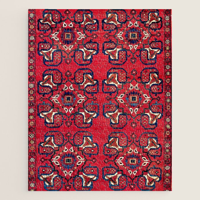Afshar  Kerman South Persian Rug Jigsaw Puzzle Gallery Image 1