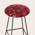 Afshar  Kerman South Persian Rug Stool Gallery Image 2