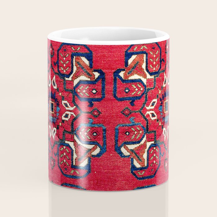 Afshar  Kerman South Persian Rug Coffee Mug Gallery Image 4