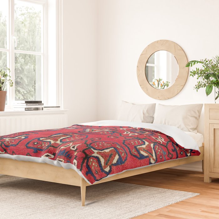 Afshar  Kerman South Persian Rug Duvet Cover Gallery Image 2