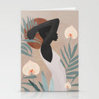 Tropical Girl 4 Stationery Card Gallery Image 2