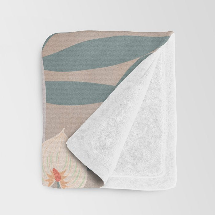 Tropical Girl 4 Throw Blanket Gallery Image 3