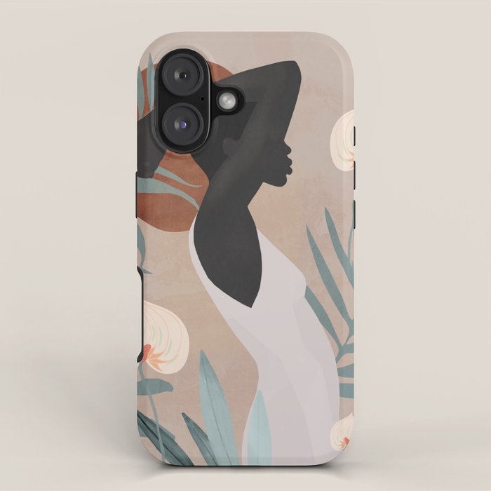 Tropical Girl 4 iPhone Case Gallery Image 1