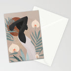 Tropical Girl 4 Stationery Card Gallery Image 2