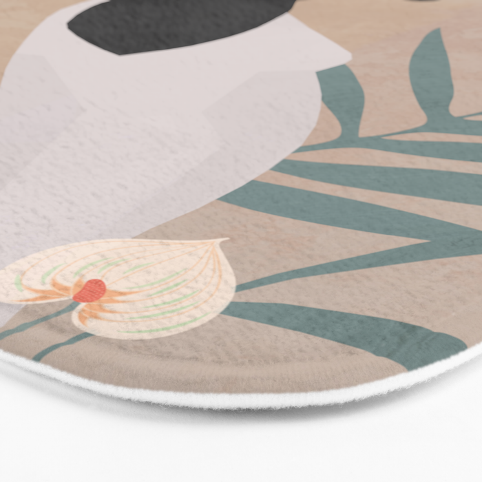 Tropical Girl 4 Bath Mat Gallery Image 3