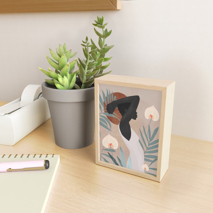 Tropical Girl 4 Mini Art Print Gallery Image 2