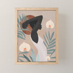 Tropical Girl 4 Mini Art Print Gallery Image 1