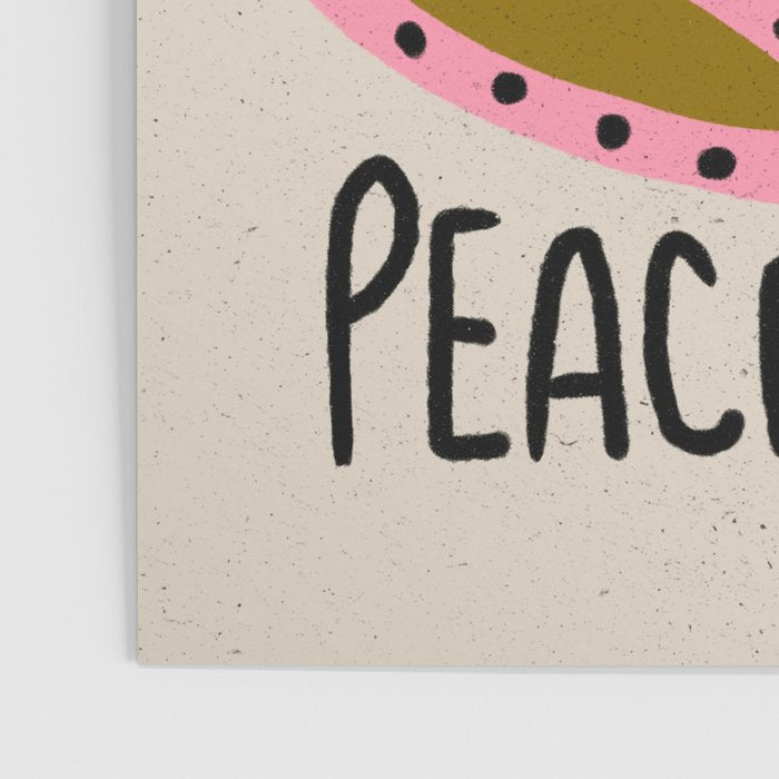 Peace and Love Print  Poster Gallery Image 3