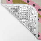Peace and Love Print  Bath Mat Gallery Image 2